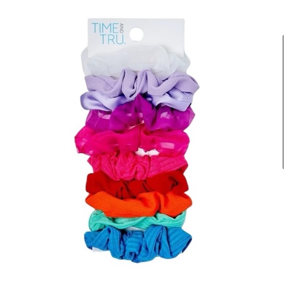 Time And Tru Multi Color Hair Scrunchies - Picture 3 of 5